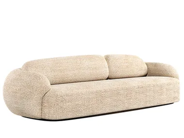 CORAL - 3 seater wool sofa by Paolo Castelli - view 2